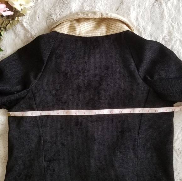 ✨️CL Material Girl Designs Corduroy Poncho Style Leaf Cape S - Picture 7 of 7